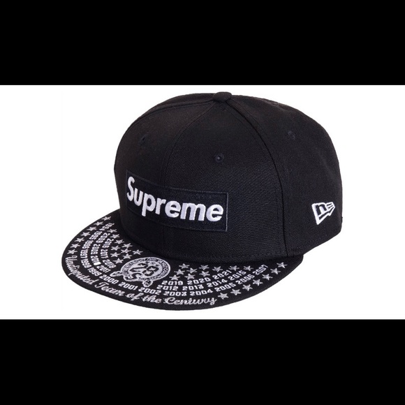 Supreme x New Era Box Logo fitted Hat - Picture 3 of 3